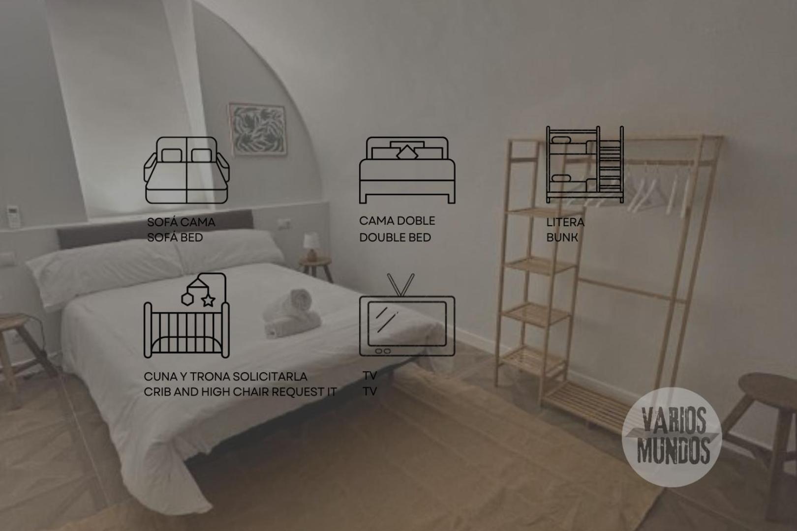 Sunny Apt 9Pax 4 Habitaciones En Minas-Malasana E3 Madryt Zewnętrze zdjęcie